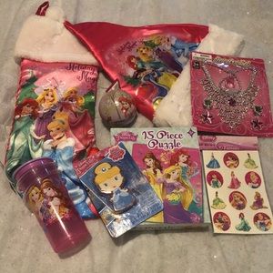 Disney Princess Stocking and Hat